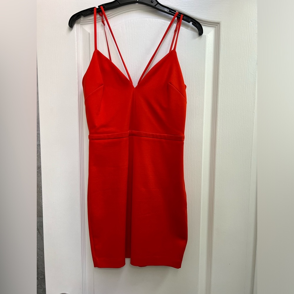 Bebe Red Mini Dress